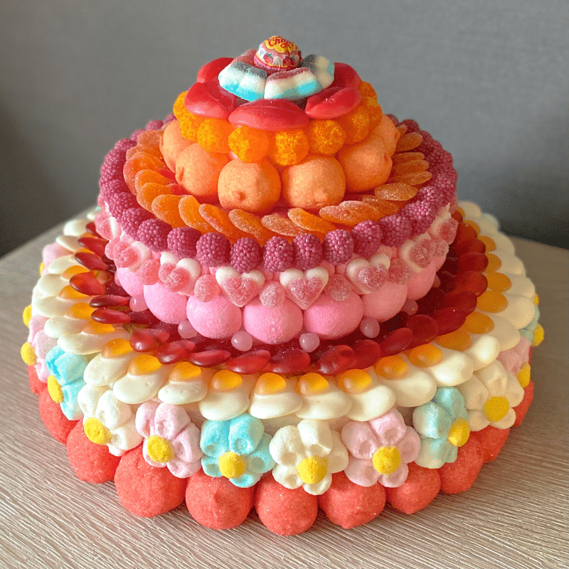 Maxi gâteau de bonbons Anniversaire Garçon 320mm